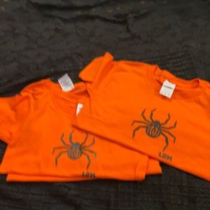 Halloween LBM spider shirts kids